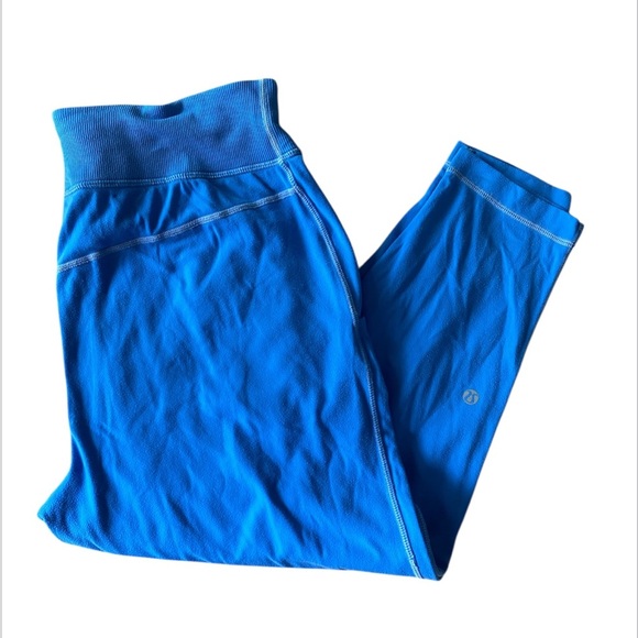 Lululemon Athletica Bright Blue Leggings - Picture 1 of 8